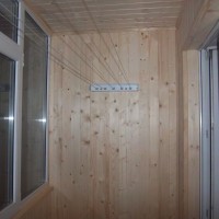 Обшивка балкона вагонкой